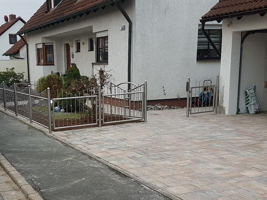 8 Pflasterarbeiten: Neugestaltung der Gartenanlage mit neuem Pflaster in Großenseebach