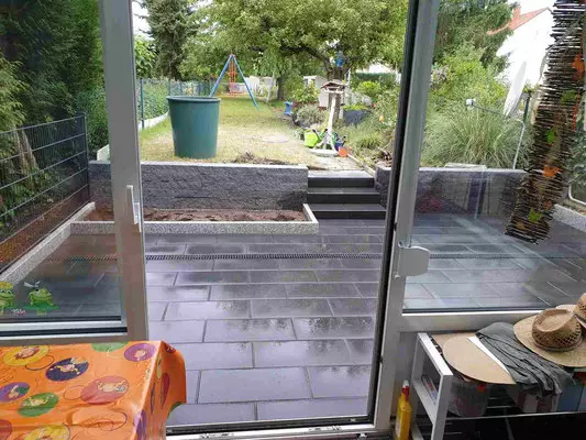 Bild 7 Terrassenbau: Neugestaltung der alten Terrasse in eine Wohlfühloase1